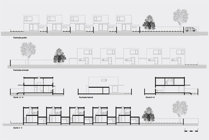 Reihenhäuser Cumbayà-Quito / Ecuador